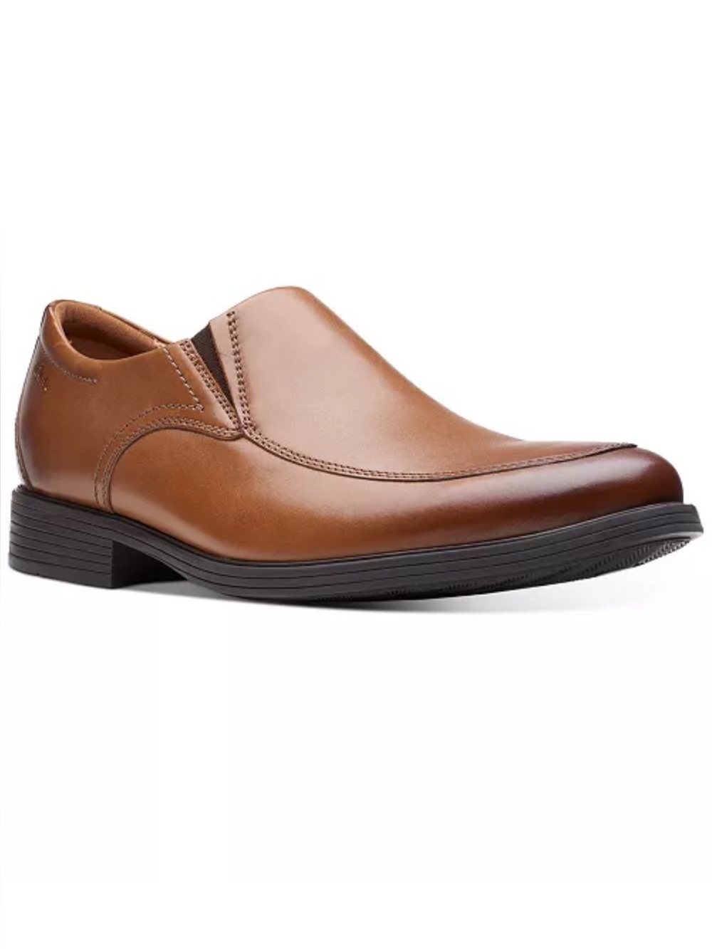 Clark’s Whiddon Men's Slip-On Dress Shoes - Brown Leather Size 13 mint condition